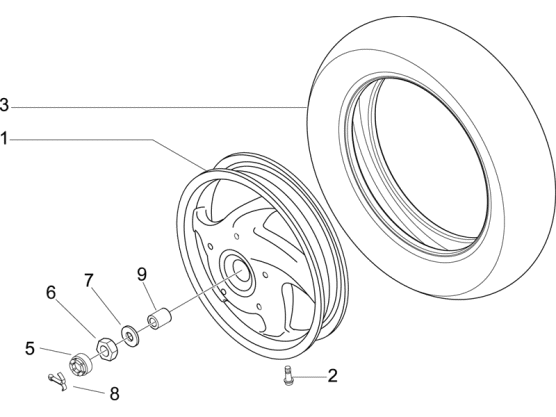 Picture of Πίσω τροχός