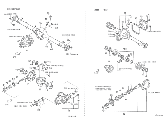 Picture of Assale posteriore cpl. - Differential gear