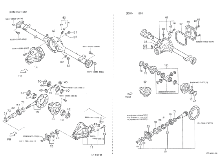 Εικόνα για την κατηγορία Assale posteriore cpl. - Differential gear