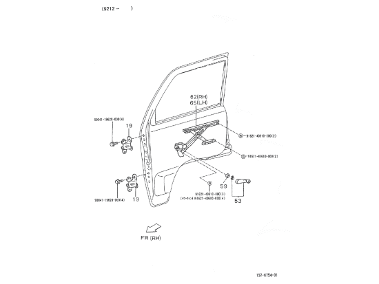 Picture of Window regulator - front