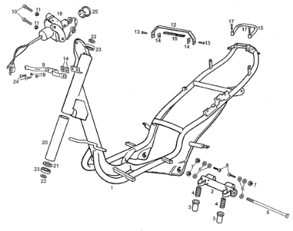 Εικόνα της ΒΙΔΑ ΜΠΡΑΤΣΟΥ ΚΙΝΗΤ DERBI GP1 250 ΜΕΓ-00G03001271