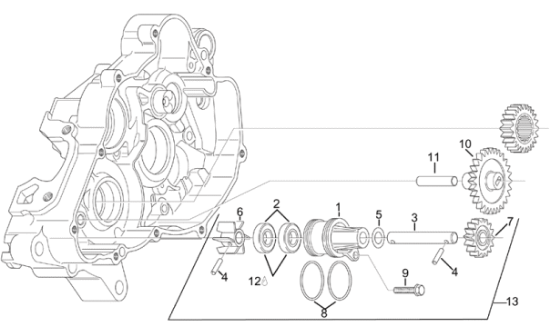 Εικόνα της ΓΡΑΝΑΖΙ ΤΡ ΝΕΡΟΥ RS-RX-CLAS 125 Ζ=28/13-AP0634035