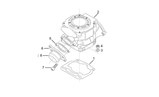 Εικόνα της ΦΛΑΝΤΖΑ ΚΥΛ 0,3 RX/RS/MX 125-AP0650095