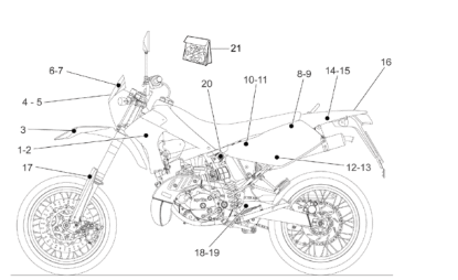 Εικόνα της ΑΥΤ/ΤΟ ΠΛΕΥΡΟΥ ΑΡ.APRILIA MX 125 RE-AP8166692