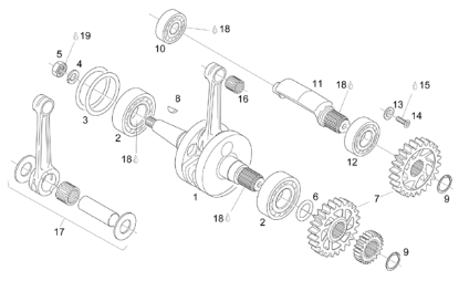 Εικόνα της ΓΡΑΝΑΖΙ ΑΝΤΙΒΑΡΟΥ RS-RX 125  Z=27-AP0234431