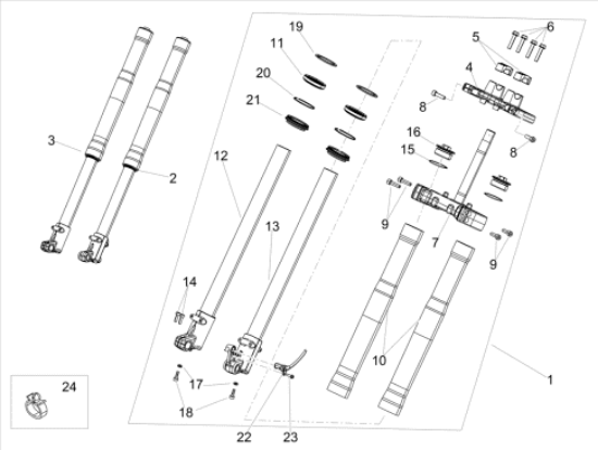 Εικόνα της ΤΣΙΜΟΥΧΑ ΠΙΡΟΥΝ DERBI SENDA DRD 125-2R000050