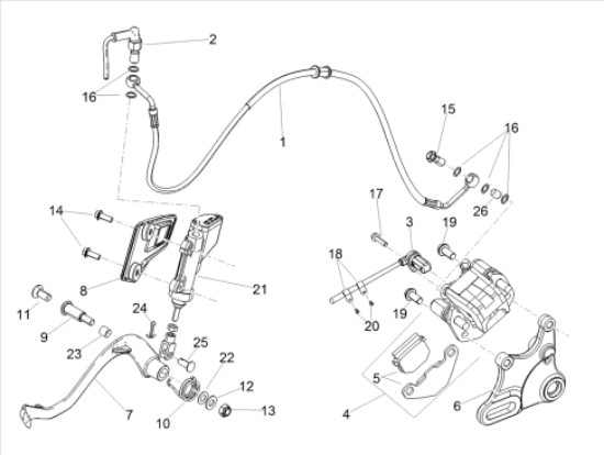 Εικόνα της ΤΡΟΜΠΑ ΦΡ RX/SX 125 E4 ΚΕΝΤΡΙΚΗ-2R000490