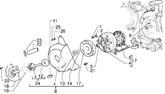 Εικόνα της ΒΟΛΑΝ VESPA EΤ4 4Τ 150 ΚΟΜΠΛΕ-826484