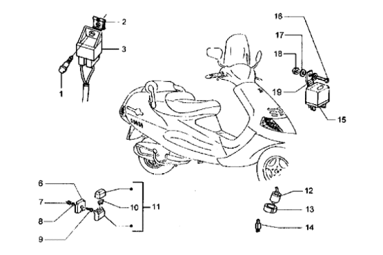 Εικόνα της ΦΛΑΣΕΡ SCOOTER-ΑΡΕ 50 12V/10W (1E000344)-1E000357R