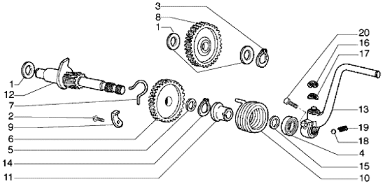 Εικόνα της ΕΛΑΤΗΡΙΟ ΜΑΝΙΒ GSM M01-DERBI SD 50-RX-SX-8470576