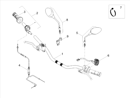 Εικόνα της ΔΙΑΚΟΠΤΗΣ ΦΩΤΩΝ GILERA SMT-RCR-00H02305381