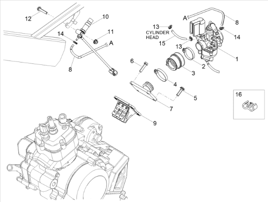 Εικόνα της ΡΑΚΟΡ ΚΑΡΜΠ SMT-RCR-DERBI SENDA-R XTR-871319