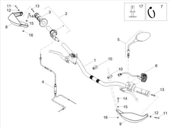 Εικόνα της ΔΙΑΚΟΠΤΗΣ ΦΩΤΩΝ GILERA SMT-RCR-00H02305381