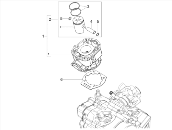 Εικόνα της ΠΙΣΤΟΝΙ STD MOTO 50 CAT A ΣΙΔ ΚΥΛ-8770700001