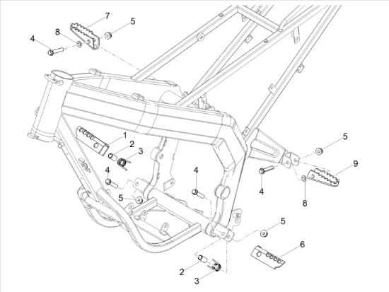 Εικόνα της ΜΑΡΣΠΙΕ ΜΠΡΟΣ GILERA  RCR-SMT ΔΕΞΙΟ-00H02201302