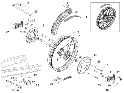 Εικόνα της ΑΕΡΟΘΑΛΑΜΟΣ VEE RUBBER 100/90-18-00H01308361