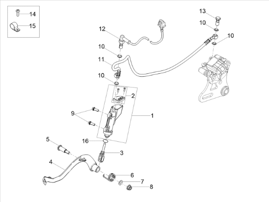 Εικόνα της ΔΙΑΚΟΠΤΗΣ ΣΤΟΠ GILERA SMT-RCR-00H01001701