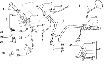 Εικόνα της ΔΙΑΚΟΠΤΗΣ ΦΩΤΩΝ-ΦΛΑΣ ΑΡ GILERA EAGLET-294513