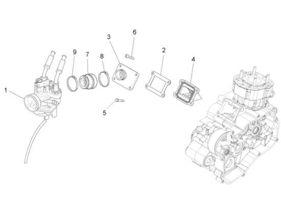 Εικόνα της ΒΑΛΒΙΔΑ REED SX-RX-RS 50-DERBI SD R 01?-1A003630