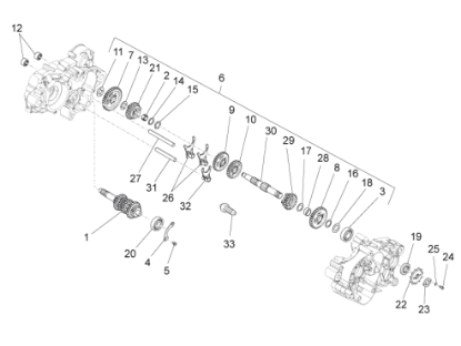 Εικόνα της ΑΞΟΝΑΣ ΔΕΥΤΕΡ DERBI SENDA 50-GPR-SX-RX50-847159