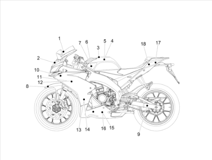 Εικόνα της ΑΥΤ/ΤΟ ΟΥΡΑΣ RS 125 MY17 ΑΡ-ΔΕ-2H001570