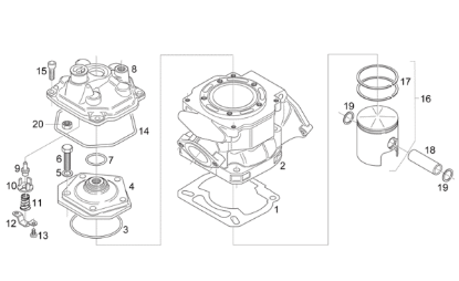 Εικόνα της ΒΑΣΗ ΘΕΡΜΟΣΤΑΤΗ RS/RX/MX 125-AP0222175