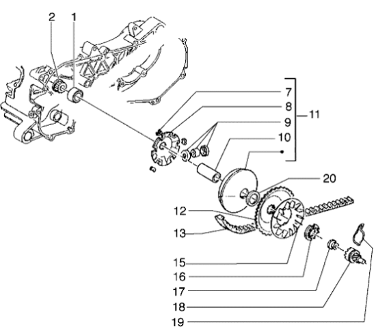 Εικόνα της ΠΛΑΚΑΚΙ ΑΣΦΑΛΕΙΑΣ SCOOTER 50 C13-C18-C19-8770756