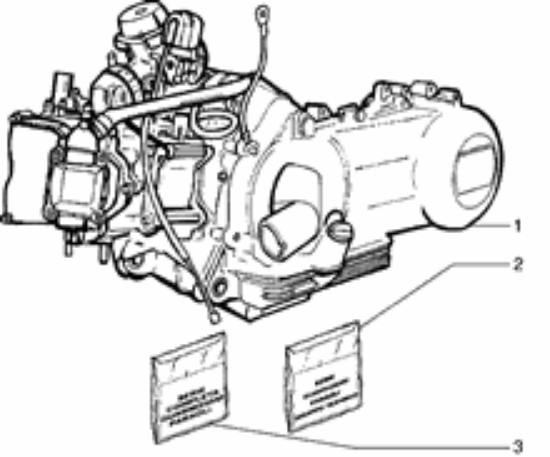 Εικόνα της ΣΕΤ ΦΛΑΝΤΖΕΣ SCOOTER 125-200 4T4V ΚΥΛ/ΚΕ-4975886