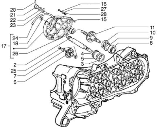 Εικόνα της ΚΑΠΑΚΙ ΔΙΑΦΟΡΙΚΟΥ LIBERTY 50 4T 3V-1A016446