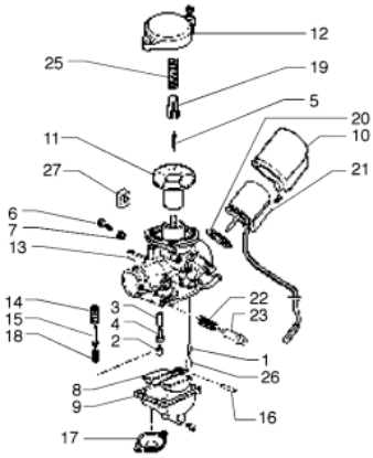 Εικόνα της ΑΞΟΝΑΚΙ ΠΛΩΤΗΡΑ ΚΑΡΜΠ SCOOTER 50-100-CM151801