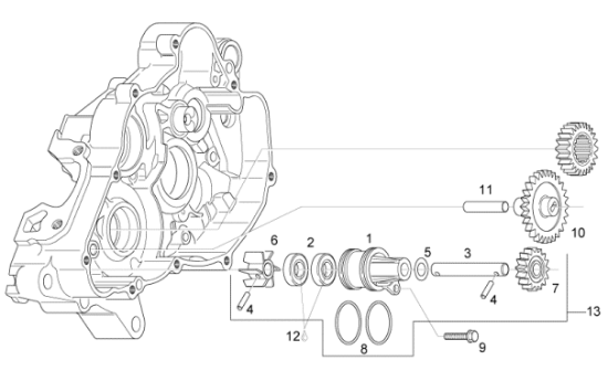 Εικόνα της ΓΡΑΝΑΖΙ ΤΡ ΝΕΡΟΥ RS-RX-CLAS 125 Ζ=28/13-AP0634035