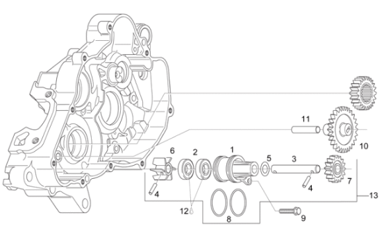 Εικόνα της ΓΡΑΝΑΖΙ ΤΡ ΝΕΡΟΥ RS-RX-CLAS 125 Ζ=28/13-AP0634035