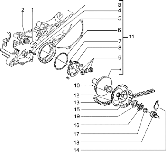 Εικόνα της ΒΑΡΙΑΤΟΡ SCOOTER 50-100 2T/4T-CM110303