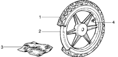 Εικόνα της ΕΛΑΣΤΙΚΟ VEE RUBBER 90/80-16 52J VRM144-562199