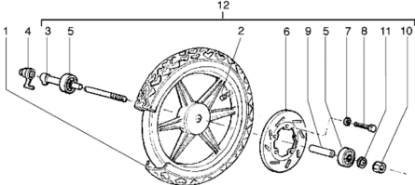 Εικόνα της ΑΞΟΝΑΣ ΜΠΡΟΣ ΤΡΟΧΟΥ LIBERTY 50 2-4Τ-464652