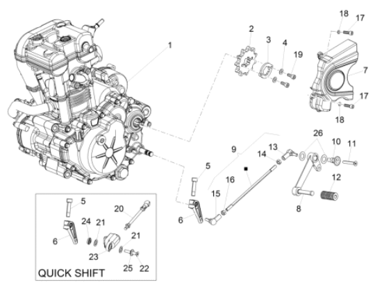 Εικόνα της ΕΝΤΑΤΗΡΑΣ ΜΟΧΛΟΥ ΤΑΧ RS 125 GP REPL-B044008