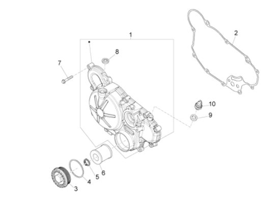 Εικόνα της ΦΙΛΤΡΟ ΛΑΔΙΟΥ DERBI TERRA 125-SD 125-874081