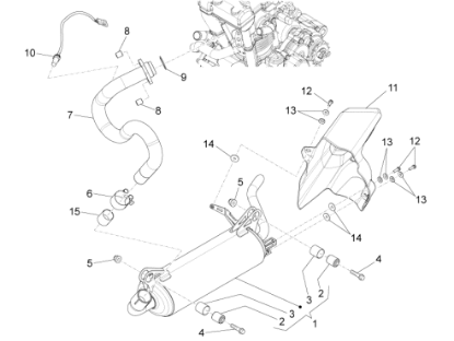 Εικόνα της ΑΙΣΘΗΤΗΡΑΣ ΛΑΜΔΑ SCOOTER 125<>150 3V-1D000353