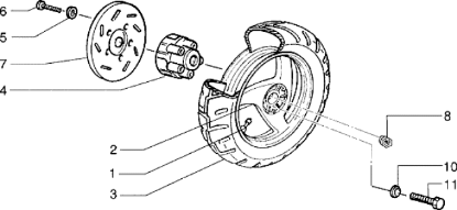 Εικόνα της ΒΑΣΗ ΠΙΣΩ ΔΙΣΚΟΦΡ RUN-STALK-MC2-56111R