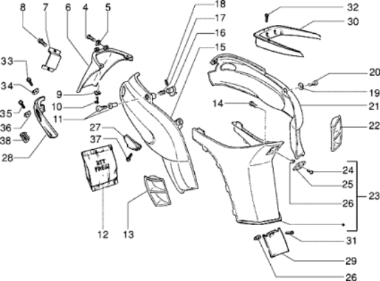 Εικόνα της ΠΛΕΥΡΟ ΔΕ NRG MC2-MC3-EXTR ΜΠΛΕ 280-CM00460250A3