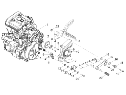 Εικόνα της ΑΠΟΣΤΑΤΗΣ ΜΟΝ ΕΛΕΓΧΟΥ QUICK SHIFT RSV4-898133