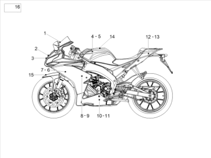 Εικόνα της ΑΥΤ/ΤΟ ΚΑΡΙΝΑΣ RS 125 4T APRILIA ΑΡ-2H004441