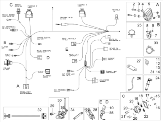 Εικόνα της ΣΕΝΣΟΡΑΣ ABS BEV/SHIV/DORSO/MANA/RS 660-1D003350