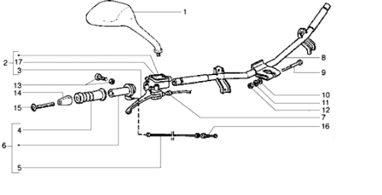 Εικόνα της ΤΡΟΜΠΑ ΦΡ VESPA GT 200-LX-S ΔΕΞΙΑ ±-CM074904