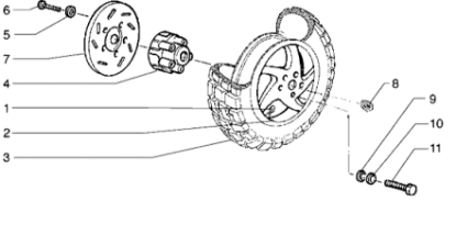 Εικόνα της ΒΑΣΗ ΠΙΣΩ ΔΙΣΚΟΦΡ RUN-STALK-MC2-56111R