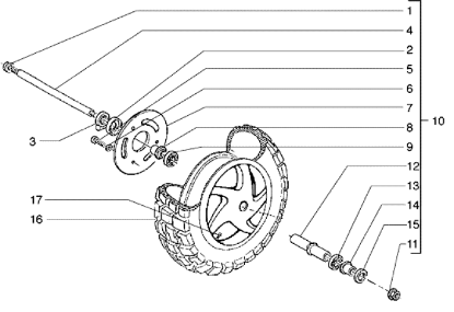 Εικόνα της 120/90 - 10 57J REGGAE TL-MC057104