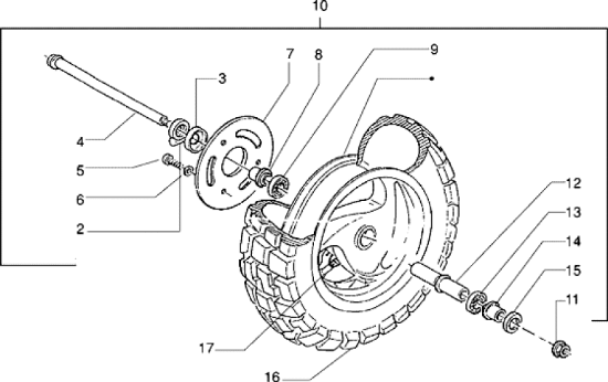 Εικόνα της 120/90 - 10 57J REGGAE TL-UGTM57104