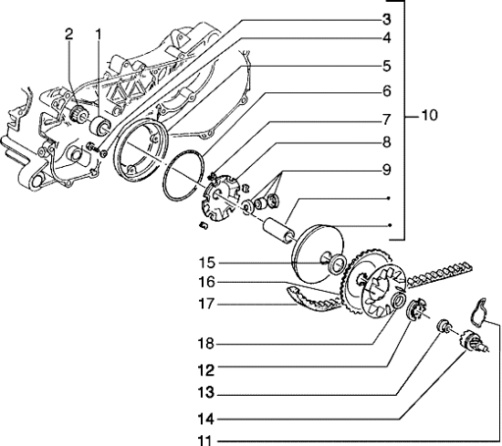 Εικόνα της ΒΑΡΙΑΤΟΡ SCOOTER 125 CC 2Τ-483981