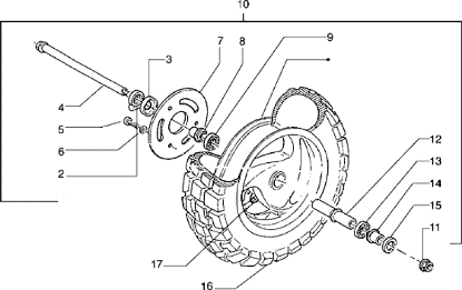 Εικόνα της 120/90 - 10 57J REGGAE TL-MC057104