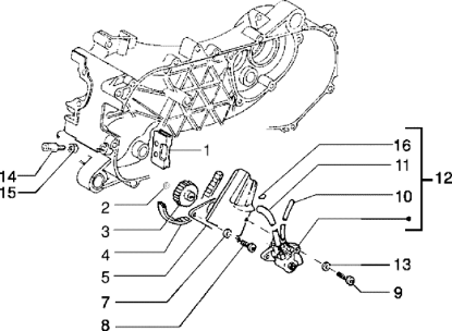 Εικόνα της ΤΡΟΜΠΑ ΛΑΔΙΟΥ SCOOTER 50-82632R
